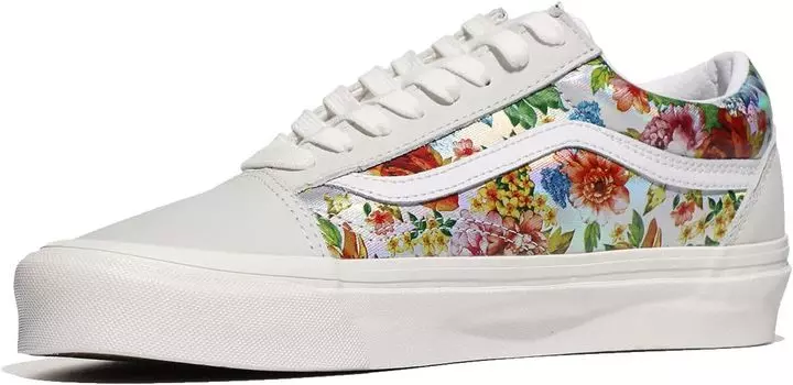Кроссовки Old Skool 36 DX Vans, цвет (Anaheim Factory) Metallic Floral/True White