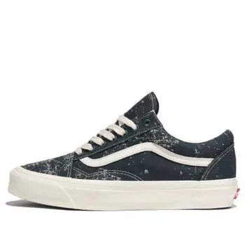 Кроссовки old skool 36 'green white' Vans, зеленый