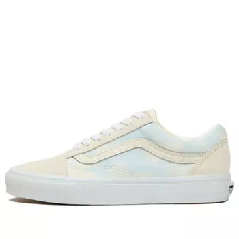 Кроссовки old skool 'bleach wash - ballad blue' Vans, белый