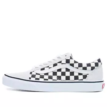 Кроссовки old skool 'checkerboard' Vans, черный