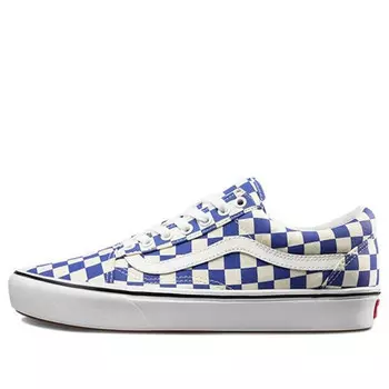 Кроссовки old skool comfycush 'checker - lapis blue' Vans, синий