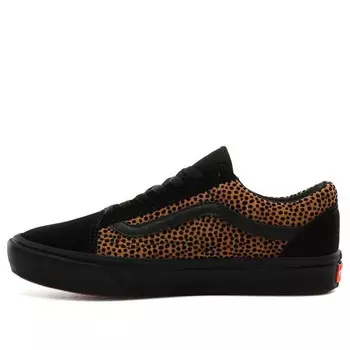 Кроссовки old skool comfycush 'tiny cheetah' Vans, черный