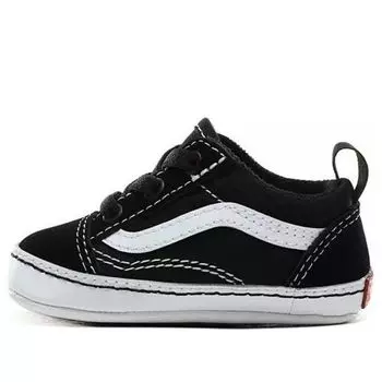 Кроссовки old skool crib 'black white' Vans, черный