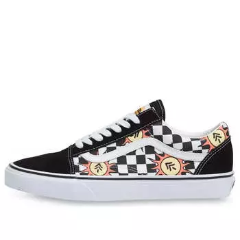 Кроссовки old skool 'doodle checkerboard' Vans, черный