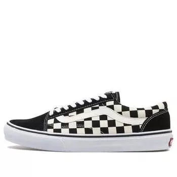 Кроссовки old skool dx check black/white Vans, черный