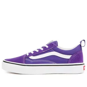 Кроссовки old skool elastic lace kids 'heliotrope' Vans, мультиколор