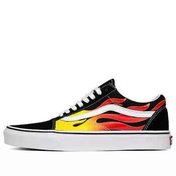 Кроссовки old skool 'flames' Vans, черный
