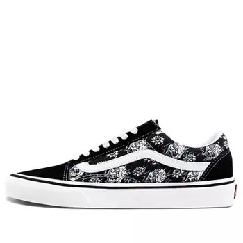 Кроссовки old skool 'flash skulls' Vans, черный