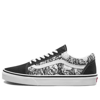 Кроссовки old skool 'forgotten bones' Vans, черный