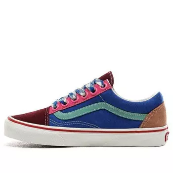 Кроссовки old skool frayed laces 'port royale' Vans, розовый