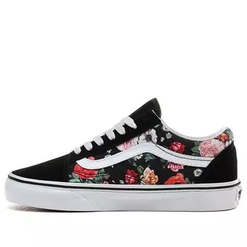 Кроссовки old skool 'garden floral' Vans, черный