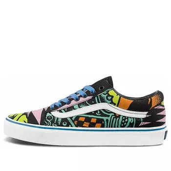Кроссовки old skool graffiti multi multi-color Vans, мультиколор