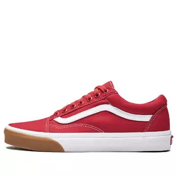 Кроссовки old skool gum bumpe 'red white' Vans, красный