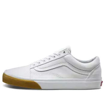 Кроссовки old skool 'gum bumper - true white' Vans, белый