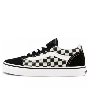 Кроссовки old skool kids 'primary check' Vans, черный