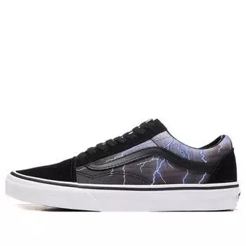 Кроссовки old skool 'lightning - black' Vans, черный