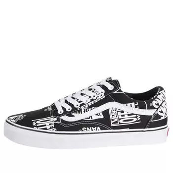 Кроссовки old skool 'logo mix' Vans, черный