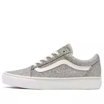 Кроссовки old skool low-top sneakers silver/grey Vans, серебряный
