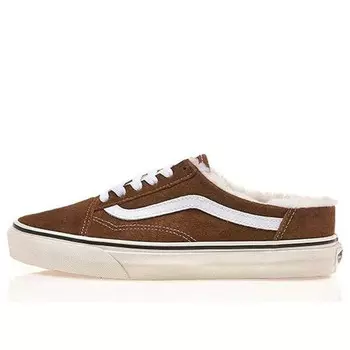 Кроссовки old skool mule 'brown white' Vans, коричневый