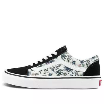 Кроссовки old skool 'paradise floral' Vans, черный