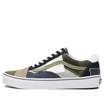 Кроссовки old skool 'patchwork camo' Vans, мультиколор