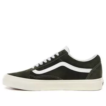 Кроссовки old skool 'pig suede - grape leaf' Vans, зеленый