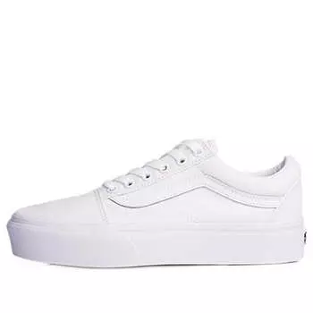 Кроссовки old skool platform 'true white' Vans, белый