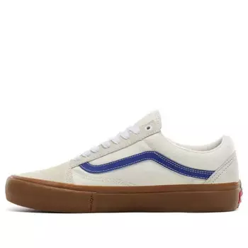 Кроссовки old skool pro shoes white Vans, белый