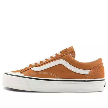Кроссовки old skool reissue 136 'orange white' Vans, оранжевый