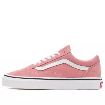 Кроссовки old skool skate shoes pink/white Vans, розовый