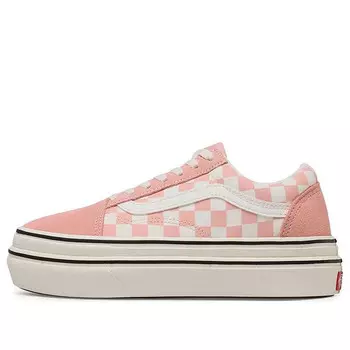 Кроссовки old skool sneakers 'pink white' Vans, белый