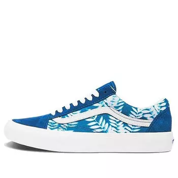 Кроссовки old skool 'solar floral true blue' Vans, синий