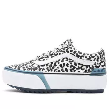 Кроссовки old skool stacked 'uv ink - leopard' Vans, черный