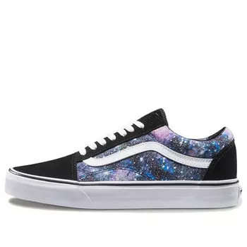 Кроссовки old skool star print skate shoes multi-color black Vans, черный