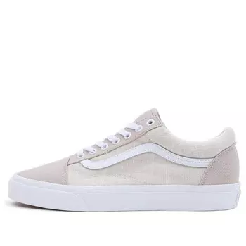 Кроссовки old skool summer linen 'beige' Vans, бежевый