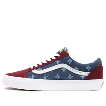 Кроссовки old skool 'tie print mix' Vans, красный