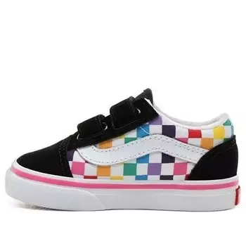 Кроссовки old skool v 'rainbow checkerboard' Vans, мультиколор