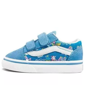 Кроссовки old skool v sneakers k blue/white Vans, синий