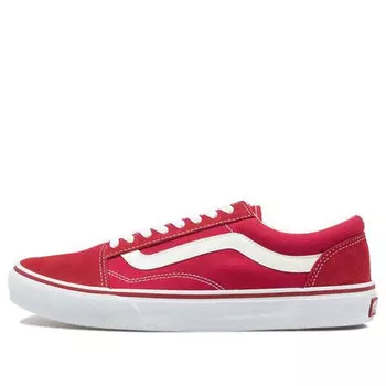 Кроссовки old skool version 'red white' Vans, красный
