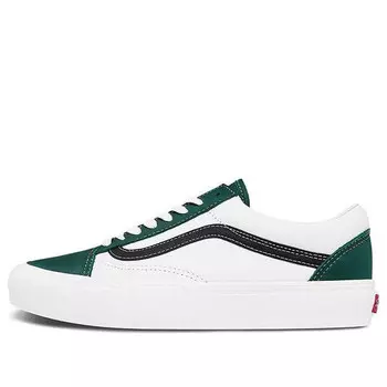 Кроссовки old skool vlt lx white/green Vans, белый