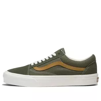 Кроссовки old skool vr3 'olive green' Vans, зеленый