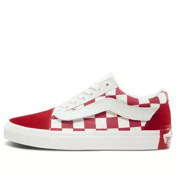 Кроссовки old skool x purlicue 'red white' Vans, красный