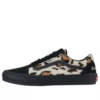 Кроссовки old skool x supreme shoes 'black white brown' Vans, черный