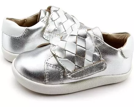 Кроссовки Old Soles Glam Plat, цвет Silver/Snow