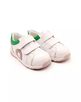 Кроссовки Old Soles Squad из кожи и сетки, белый