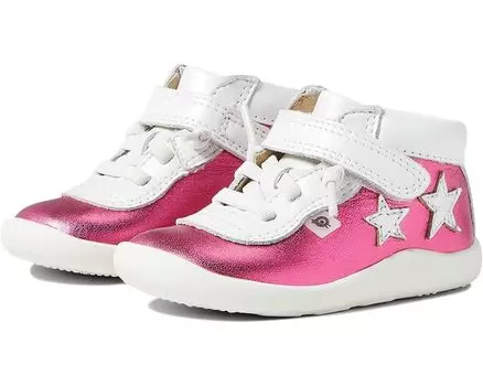 Кроссовки Old Soles Star Street, цвет Fuchsia Foil/Nacardo Blanco/Silver