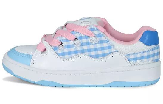 Кроссовки ollieskate Skateboarding Shoes Unisex Low-top White, синий/белый