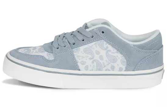 Кроссовки ollieskate TNT Skateboarding Shoes Unisex Low-top White/Royal Blue, голубой