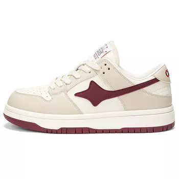 Кроссовки OMS Skateboarding Shoes Women's Low-top, бежевый