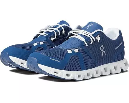 Кроссовки On Cloud 5, цвет Denim/White